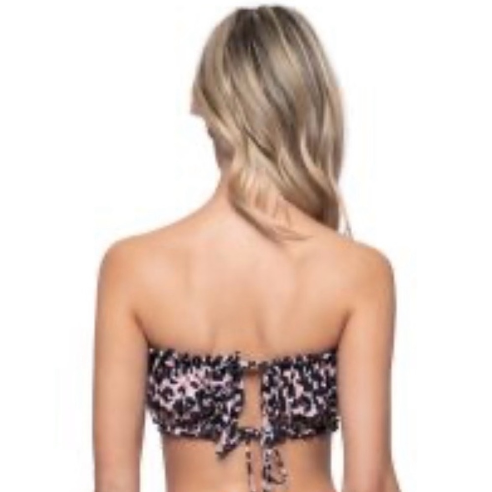 New. Pilyq Nala Remi Ruched Bandeau Top. Retails $80‎ - Picture 5 of 9